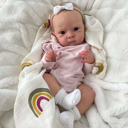 Lydia poupée reborn en vinyle pour filles 18 pouces Bettie