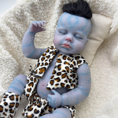 Poupées Reborn aux yeux fermés de 20 pouces Avatar garçons/filles-Loulou