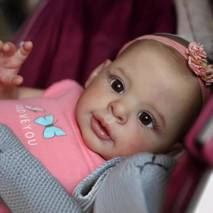 Douces Poupées Reborn Mignonnes de 21 Pouces Sans Cheveux-Jaylan