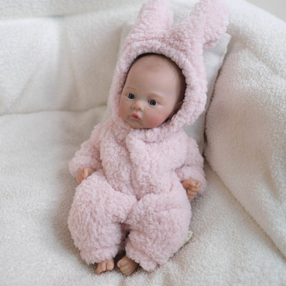 30cm Lifelike Open Eyes Mini Reborn Doll Girl-Meadow