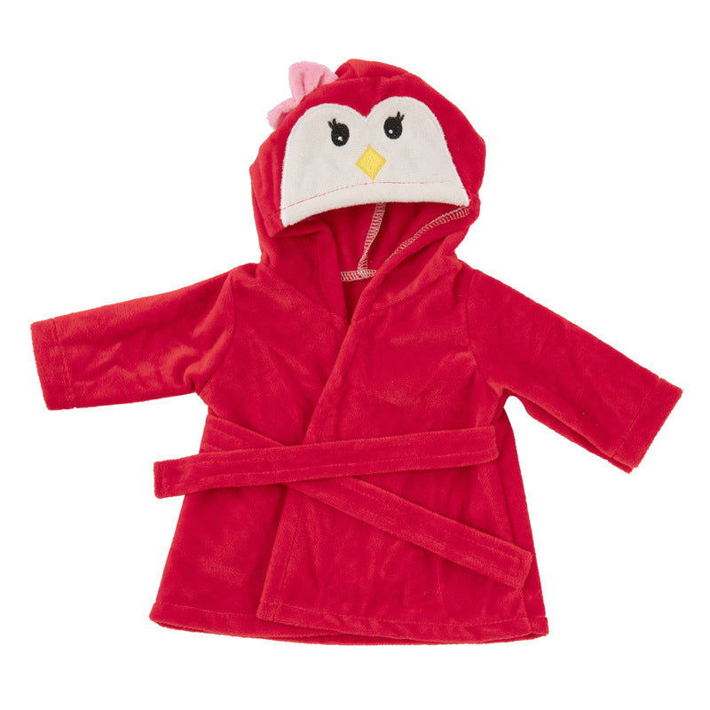 Robe en peluche de dessin animé pour poupées de 30 à 35 cm