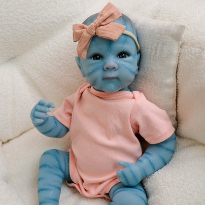 18 Inches Open Eyes Bettie reborn Baby Avatar In Pink Outfits