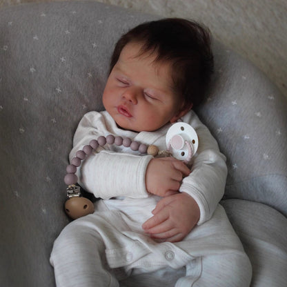 19 Inches Lifelike Closed Eyes Soft Body Reborn Doll-Zain