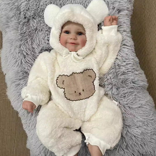 Bébé Reborn Vicky aux yeux ouverts de 24 pouces réaliste - Maddie