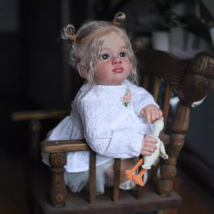 Poupées filles Sally aux cheveux bouclés yeux ouverts 24 pouces/60Cm