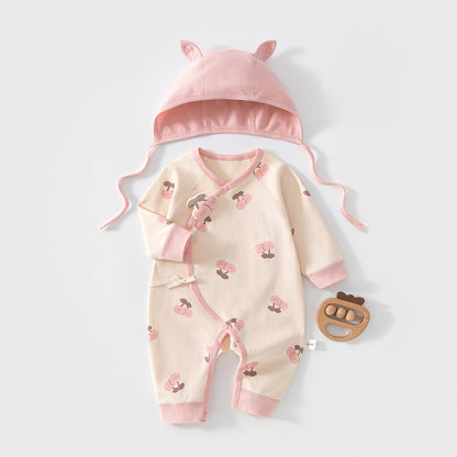 Cartoon Bodysuit and Hat 2-Piece Set for 18-22 Inches Reborn Dolls