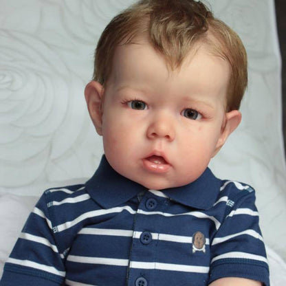 20 Pouces Cyril Reborn Doll Garçons Avec Cheveux Courts et Yeux Ouverts