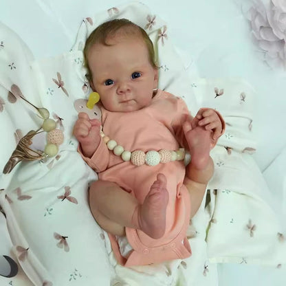 Poupées Reborn Bélier aux yeux ouverts de 18 pouces pour filles-Bettie