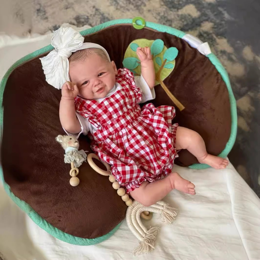 Poupées Reborn Grace à yeux ouverts de 19 pouces -Vivienne