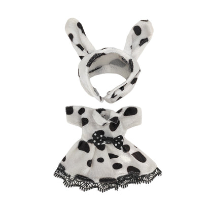 Robe et bandeau de dessin animé pour mini poupées Reborn de 6 pouces et 15 cm