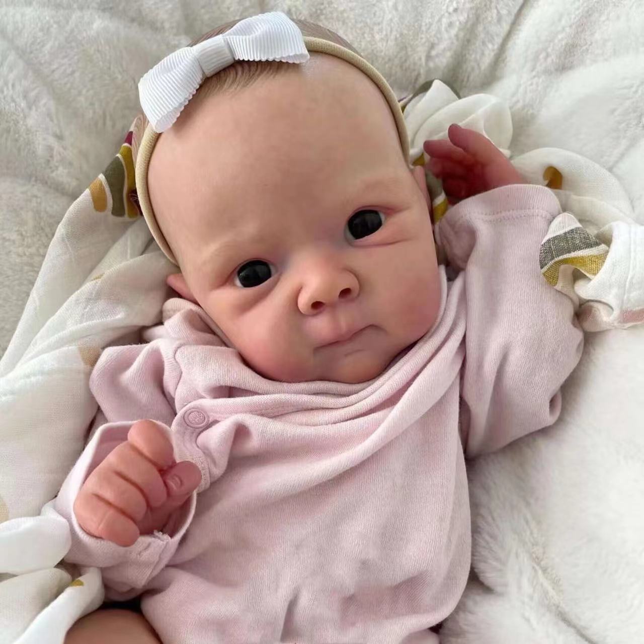 Lydia poupée reborn en vinyle pour filles 18 pouces Bettie