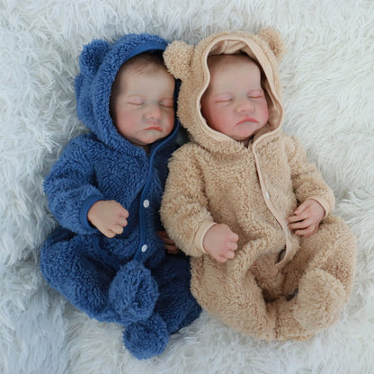 18 Inches Lifelike Sleeping Reborn Doll Twins-Levi