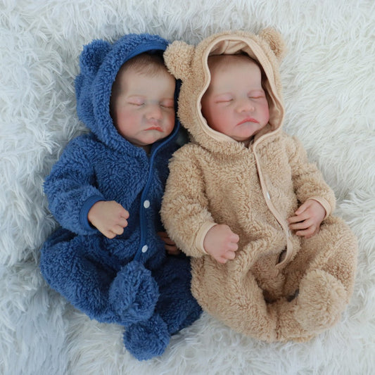 Poupée Reborn réaliste de 18 pouces jumeaux endormis-Levi