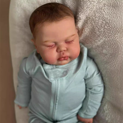 Poupée Reborn Hazel aux yeux fermés de 24 pouces - Pickle