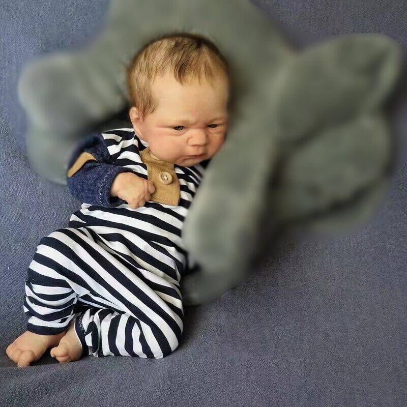 Leona Yeux ouverts 19 pouces Reborn Dolls-Elijah