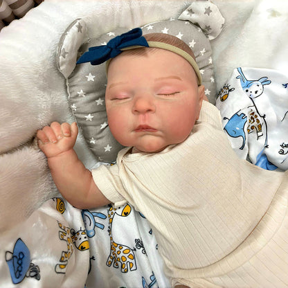 20 Inch Harry Lifelike Sleeping Reborn Dolls - Peaches