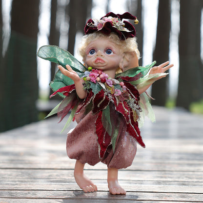 Elfes jumeaux renaissants aux yeux bleus réalistes de 16 pouces