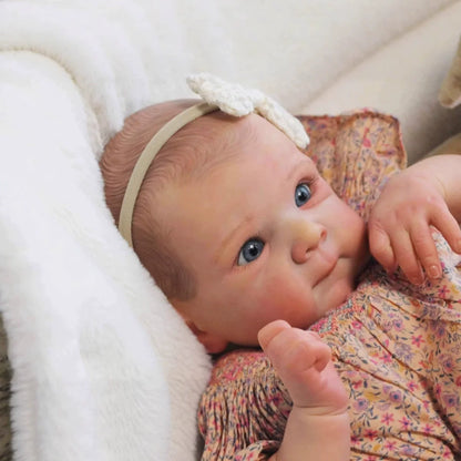 Adorable bébé reborn aux yeux bleus de 18 pouces-Bettie