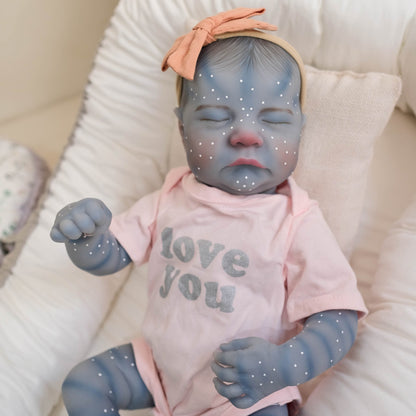 Bébé Avatar Reborn Yeux Fermés 19 Pouces Fille-Levi