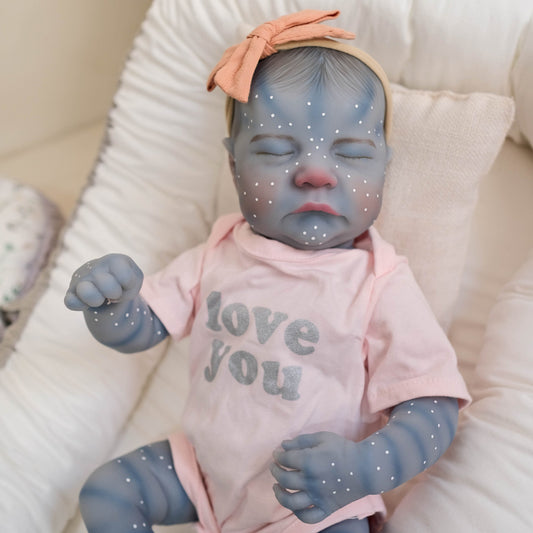 Bébé Avatar Reborn Yeux Fermés 19 Pouces Fille-Levi