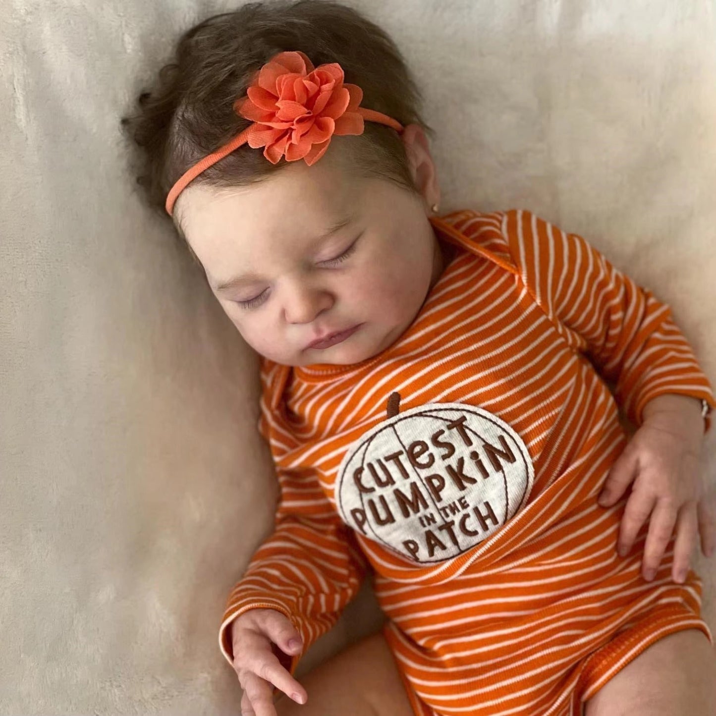 Poupée Reborn Iris aux yeux fermés de 20 pouces-Laura