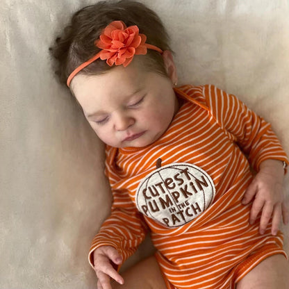 Poupée Reborn Iris aux yeux fermés de 20 pouces-Laura