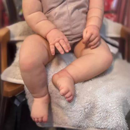 Poupée Reborn Hazel aux yeux fermés de 24 pouces - Pickle