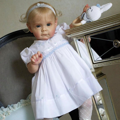 Poupées Reborn Fille Aux Cheveux Courts Delia 24 Pouces