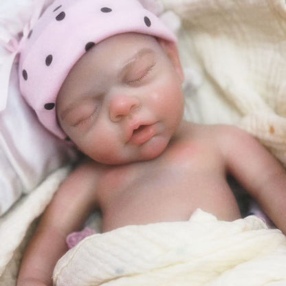 Poupées jumelles reborn en silicone de 33 cm vêtues de vêtements roses