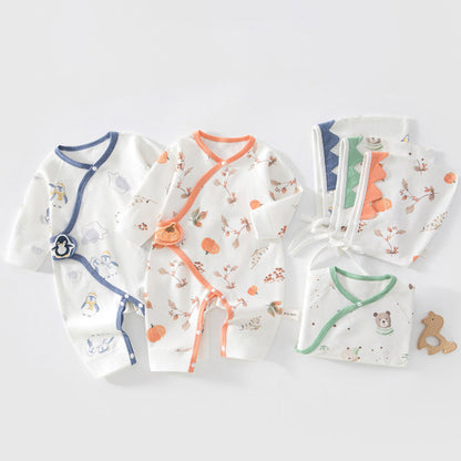 Ensemble 2 pièces comprenant un body imprimé et un chapeau mignons pour poupées reborn de 45 à 55 cm (18 à 22 pouces)