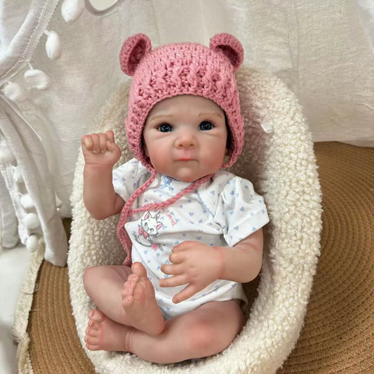 Poupée Reborn Julia réaliste de 45 cm aux yeux bleus - Bettie