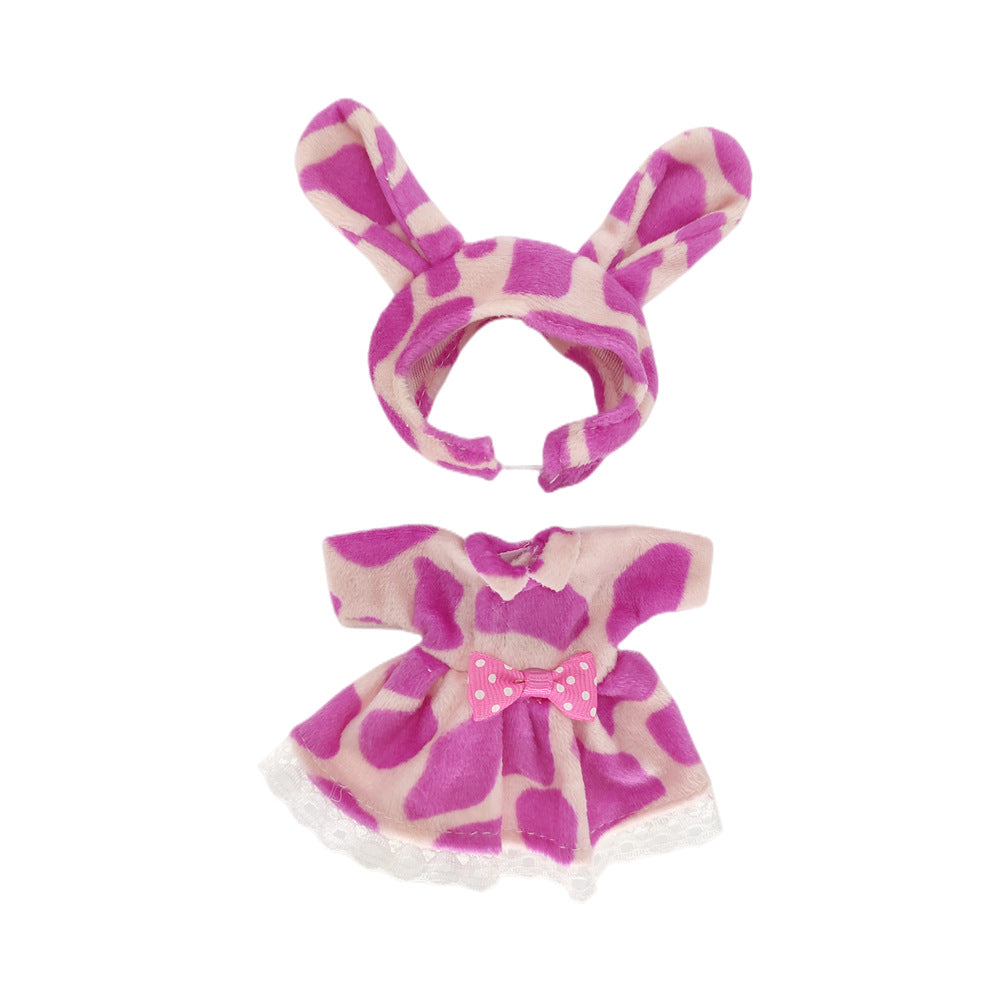 Robe et bandeau de dessin animé pour mini poupées Reborn de 6 pouces et 15 cm