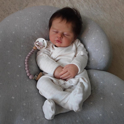 19 Inches Lifelike Closed Eyes Soft Body Reborn Doll-Zain
