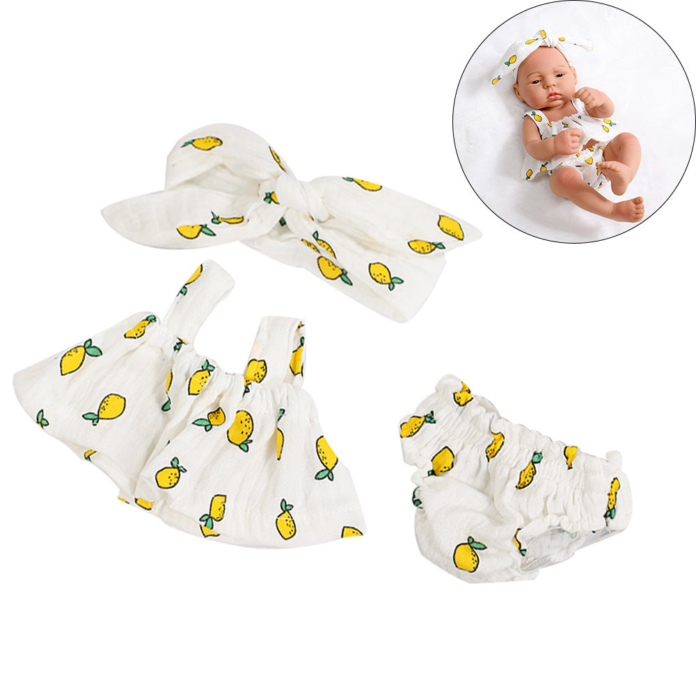 Ensemble 3 pièces de robe de poupée Reborn de 16 à 17 pouces