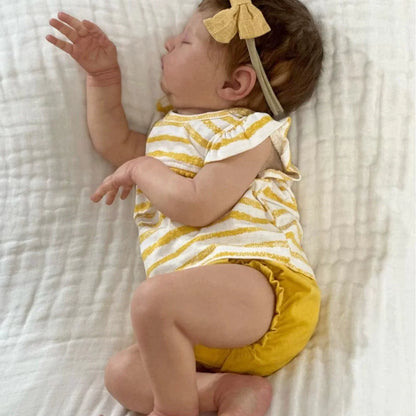 20 Inches Lifelike Closed Eyes Soft Body Reborn Doll-Laura
