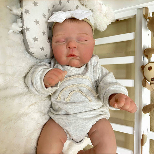 Poupées Reborn réalistes endormies de 20 pouces - Pêches