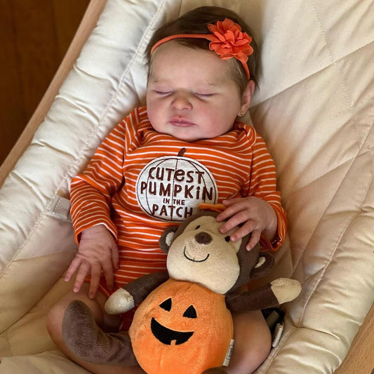 Poupée Reborn Iris aux yeux fermés de 20 pouces-Laura