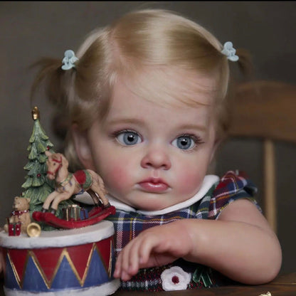 Poupées Susie Reborn de 60 cm avec cheveux blonds-Tutti