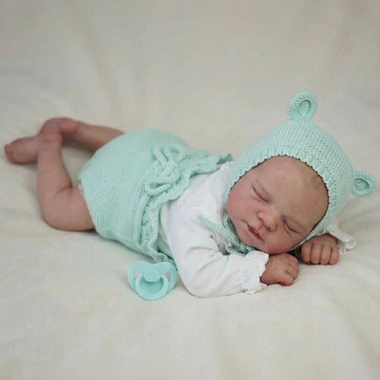 Poupée reborn 3D de 48 cm Pascale endormie