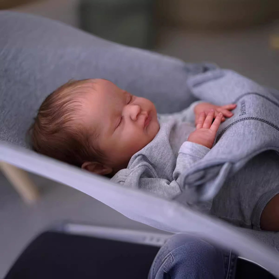 Poupée Reborn Roberta vraiment endormie de 19 pouces-Max