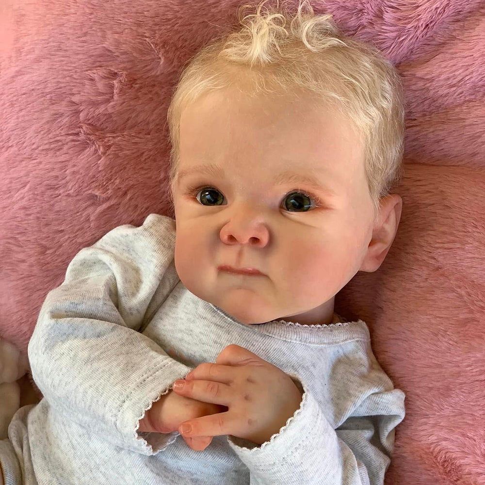 Poupées Reborn Avec Tige de 18 Pouces Yeux Ouverts Bettie