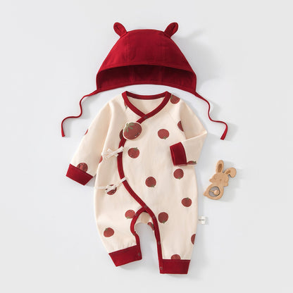 Cartoon Bodysuit and Hat 2-Piece Set for 18-22 Inches Reborn Dolls