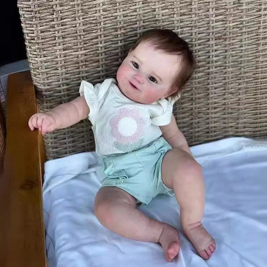 Poupées bébé Reborn réalistes Joanna yeux ouverts 20 pouces