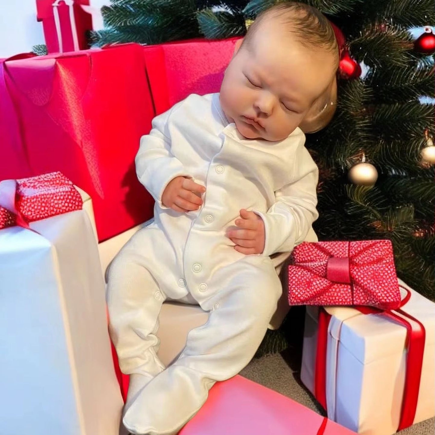 19 Pouces Lena Fermer les yeux Bébé Reborn Fille-Tessa