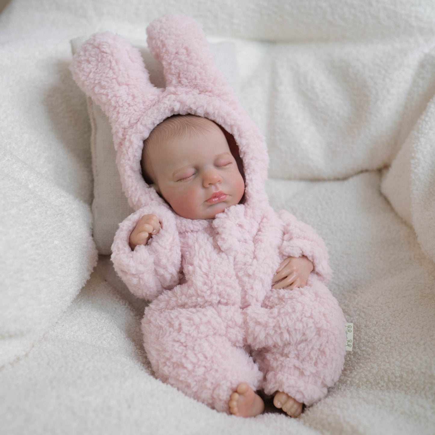 30cm Lifelike Sleeping Mini Reborn Doll Girl-Loulou