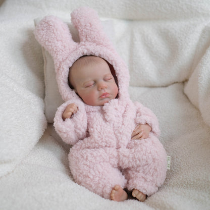 30cm Lifelike Sleeping Mini Reborn Doll Girl-Loulou