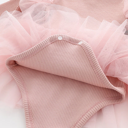 Robe à bretelles à manches longues et bandeau ensemble 2 pièces pour poupées de 56cm (22 pouces)