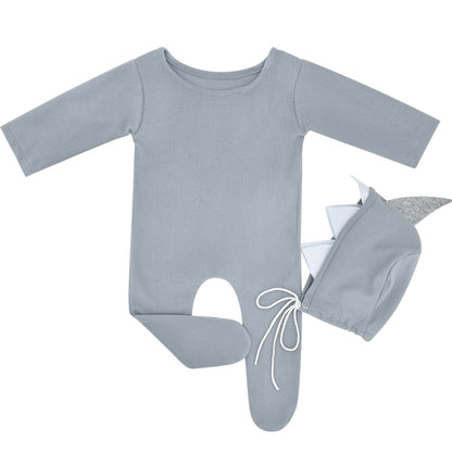 Ensemble pyjama et chapeau Baby Shark 2 pièces pour poupées de 18 à 20 pouces
