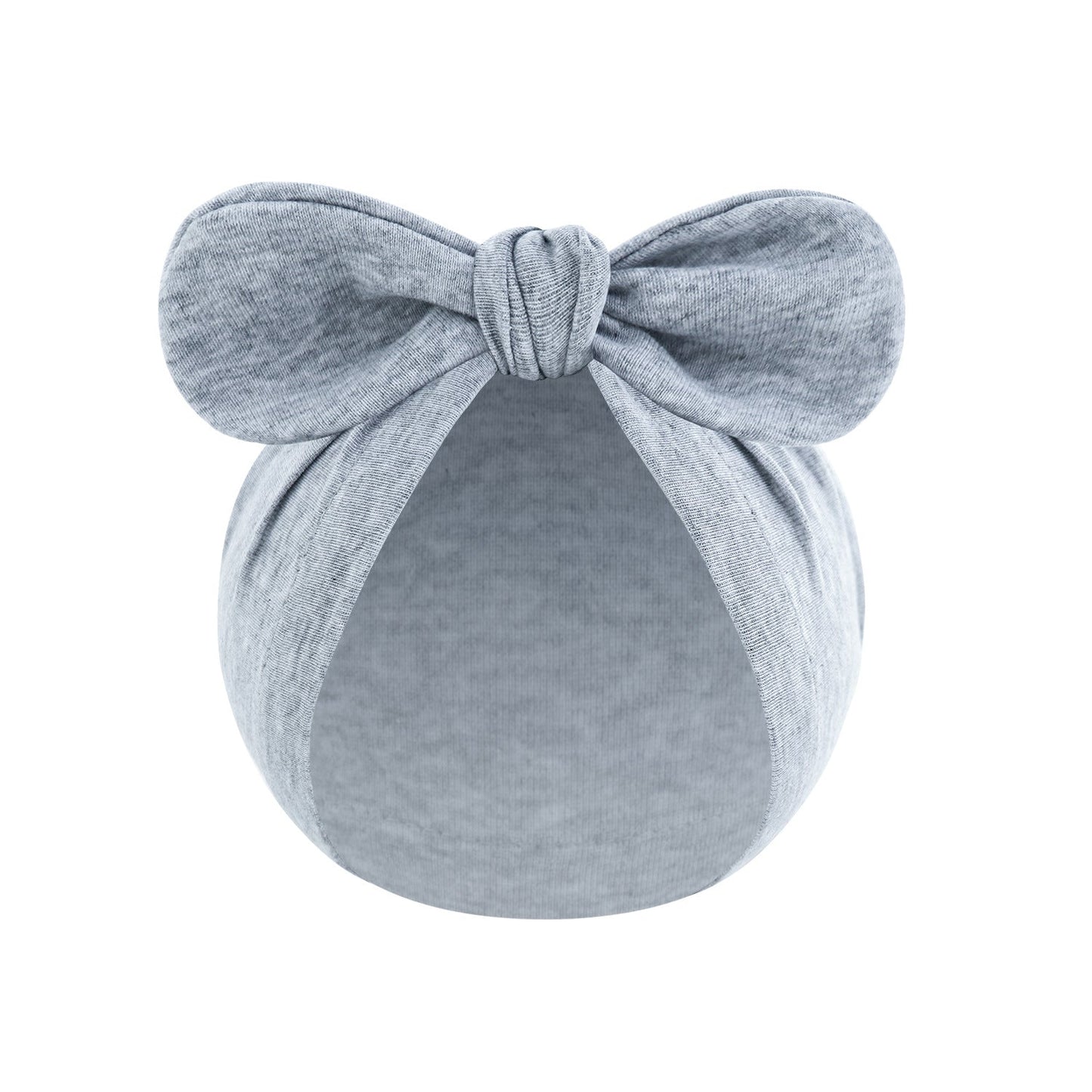 Chapeau de pull noué bandana pour bébé de couleur unie