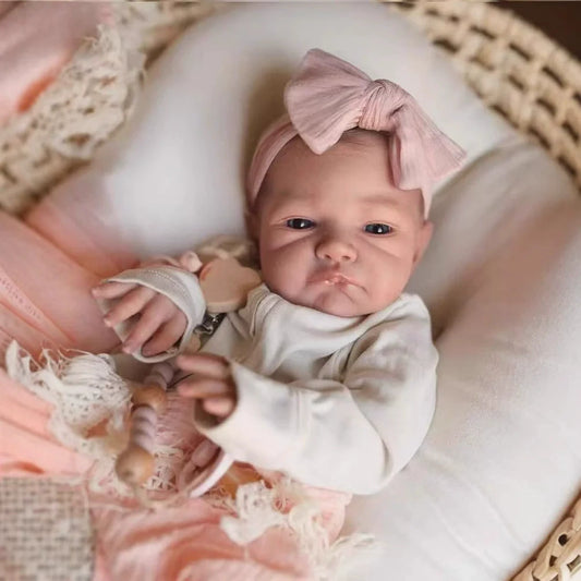 Poupée bébé nouveau-né Myra 48 cm à corps souple-August Awake